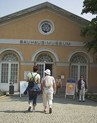 Eingang Bauhaus Museum Weimar